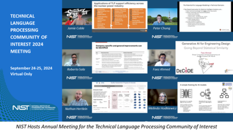NIST Hosts Annual Meeting for the Technical Language Processing Community of Interest