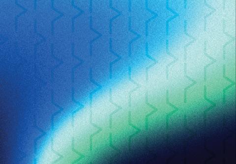 Blue-green colorful wave with repeating NIST notch