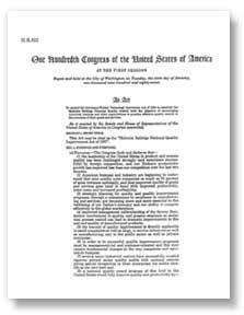 The Malcolm Baldrige National Quality Improvement Act of 1987