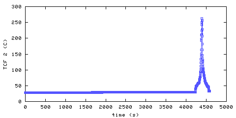 Temperature. front door hallway. 300 mm from ceiling