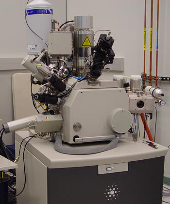 Nova NanoLab 600 (NNL600), a Focused Ion Beam Scanning Electron Microscope.