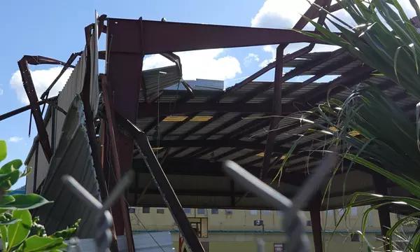 HM partial collapse in Cayey, Puerto Rico