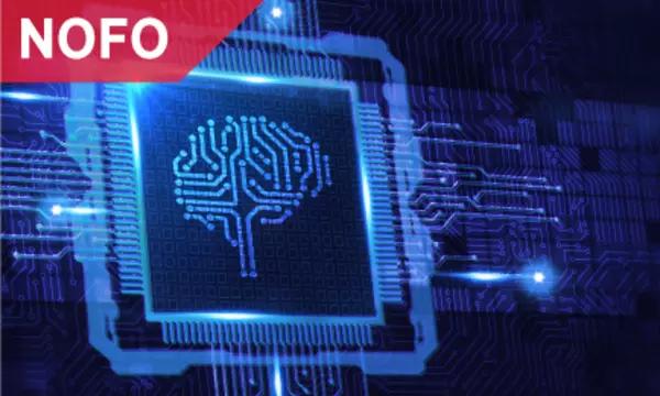 AI/AE hero thumnbail image of AI in microchip in digital background