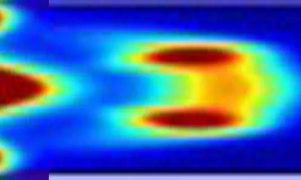 Inset image of small angle neutron scattering from a thin film.