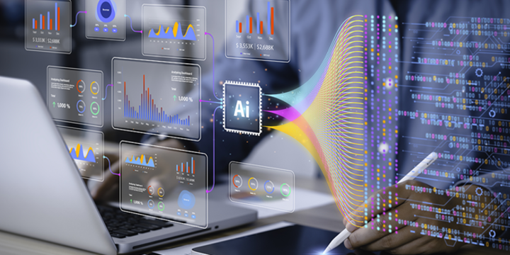 Data analysis science and big data with AI technology