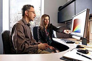 lectrical engineer Michael Souryal and computer engineer Nada Golmie discuss the network performance of mobile communication systems.