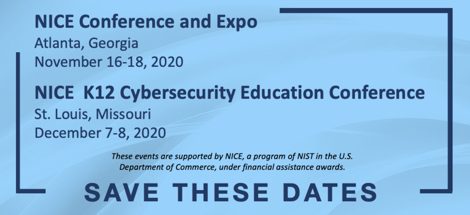 Banner with NICE Conferences Save the date