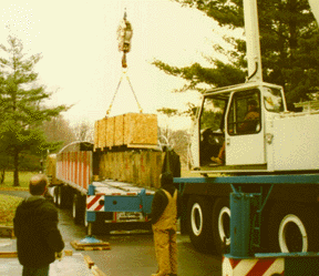 SURF III parts being delivered