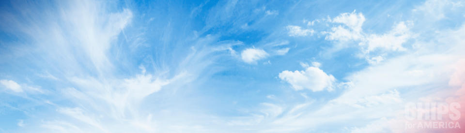 banner image showing the clean blue sky