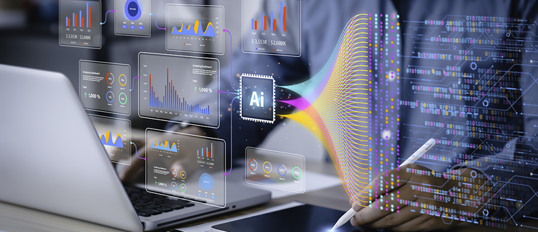 Data analysis science and big data with AI technology