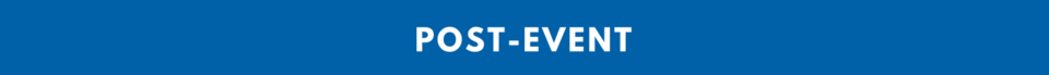 Banner for post event training faqs