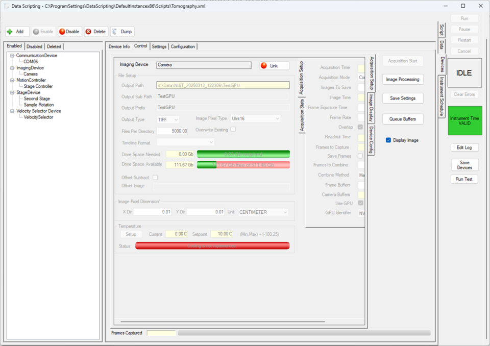 DataScripting program screenshot