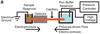 The NIST GEMBE microfluidic sample analysis system is shown schematically