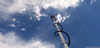 Antenna stretching into sky