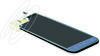 Diagram shows a cellphone with a small plastic device attached that holds a strip of hydrogel close to the magnetometer inside the phone. 