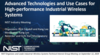 NIST Hosts Industry Meeting on Advanced Technologies and Use Cases for High-performance Industrial Wireless Systems