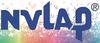 NVLAP Logo Solid Blue with Colors Below