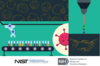 Conceptual illustration of cells, a flow cytometry stream, automation and collaboration with logos for NIST and NIAID underneath.