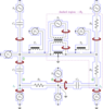 Schematic of four-arm digital impedance bridge