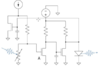 Diagram showing the circuit for resetting the Spectral Power Distribution (SPD) after the Light Emitting Diode (LED) has emitted a photonic pulse.