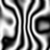 Fluxon in Niobium at 4.5 K. The black contours represent the magnetic lines of force in this superconductor. Total phase shift corresponds to h/2e. 