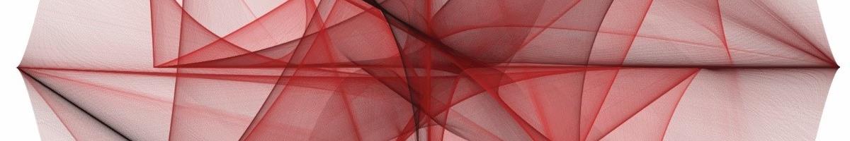 Red line pattern on white background